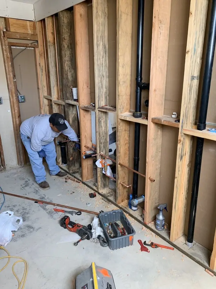 Commercial rough-in plumbing for Gas Line Repair in Millersville